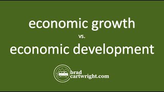 What is Economic Growth vs. Economic Development? | IB Microeconomics | IB Economics Exam Review