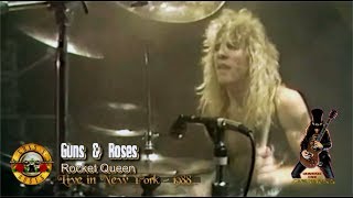 Guns &amp; Roses [HD 1080p 16/9] : Rocket Queen - Live NYC (1988)