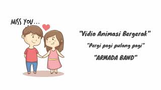 Download lagu Vidio lagu animasi bergerak 'Pergi pagi pulang pagi' mp3