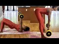 Red Spandex And Booty Lifting Workout