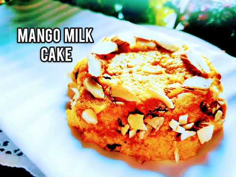 Instant Mango Milk Cake Recipe| No Mawa| Easy Mango Milk Cake| Mango sweets| Mango dessert| kalakand