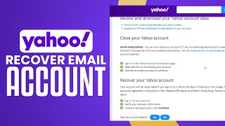 How To Recover Old Yahoo Email Account (2023) Easy Tutorial