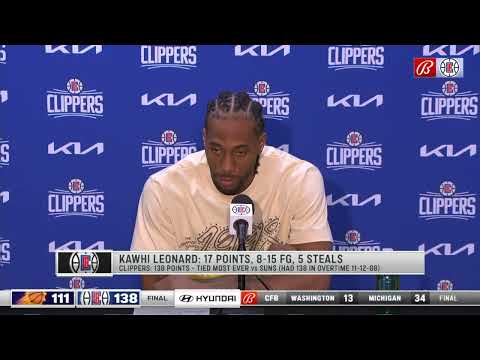 Kawhi Leonard Interview