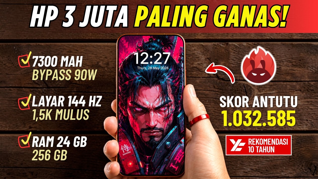 5 REKOMENDASI HP 3 JUTAAN TERBAIK MEI 2026 VERSI YATEKNO