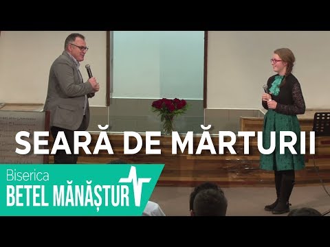 SEARĂ DE MĂRTURII | 23.11.2018