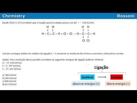 Acafe 2013-1 Q37 Medicina - Termoquímica Energia de ligação
