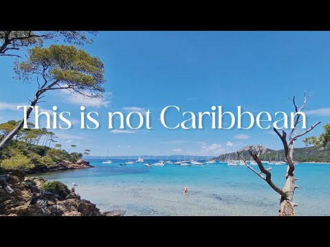 PARADIESINSEL Porquerolles, auf der nur wenige Menschen waren / Côte d'Azur /4K