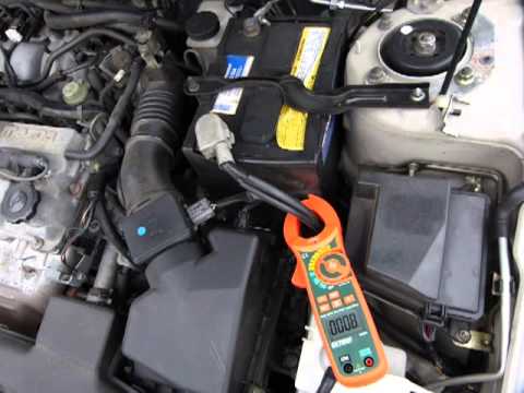 Measure Amps (non-contact, DC) on a car