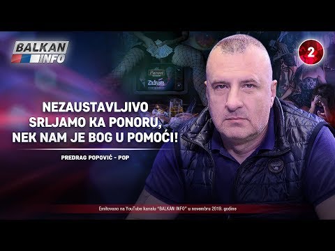 INTERVJU: Predrag Popović - Nezaustavljivo srljamo ka ponoru, neka nam je Bog u pomoći! (3.11.2019)