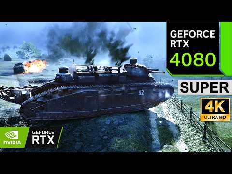 Battlefield 1 : The Char 2C Super Heavy Tank | RTX 4080 SUPER 16GB ( 4K Ultra Graphics )