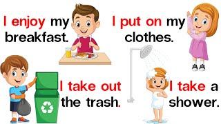English for Everyday: Beginner-Friendly Daily Routine Sentences☀️🇺🇸 @nativeenglish2024
