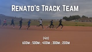 Renato Canova - 1500m and 800m Training
