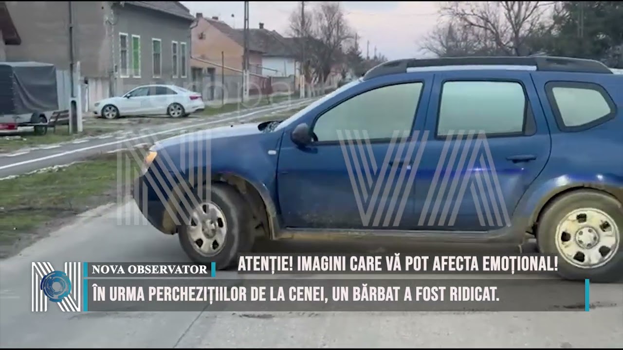 În urma perchezițiilor de la Cenei, un bărbat a fost ridicat.