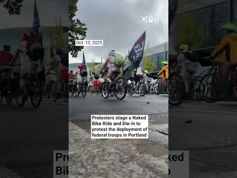 Emergency World Naked Bike Ride in Portland