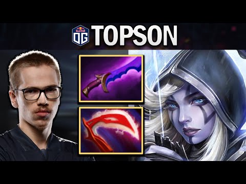 OG.TOPSON DROW RANGER WITH SHADOW BLADE & DESO - DOTA 2 7.27 GAMEPLAY