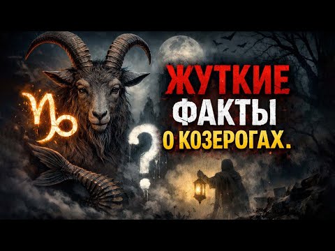 КОЗЕРОГ - 10 жутких фактов об этом знаке зодиака.
