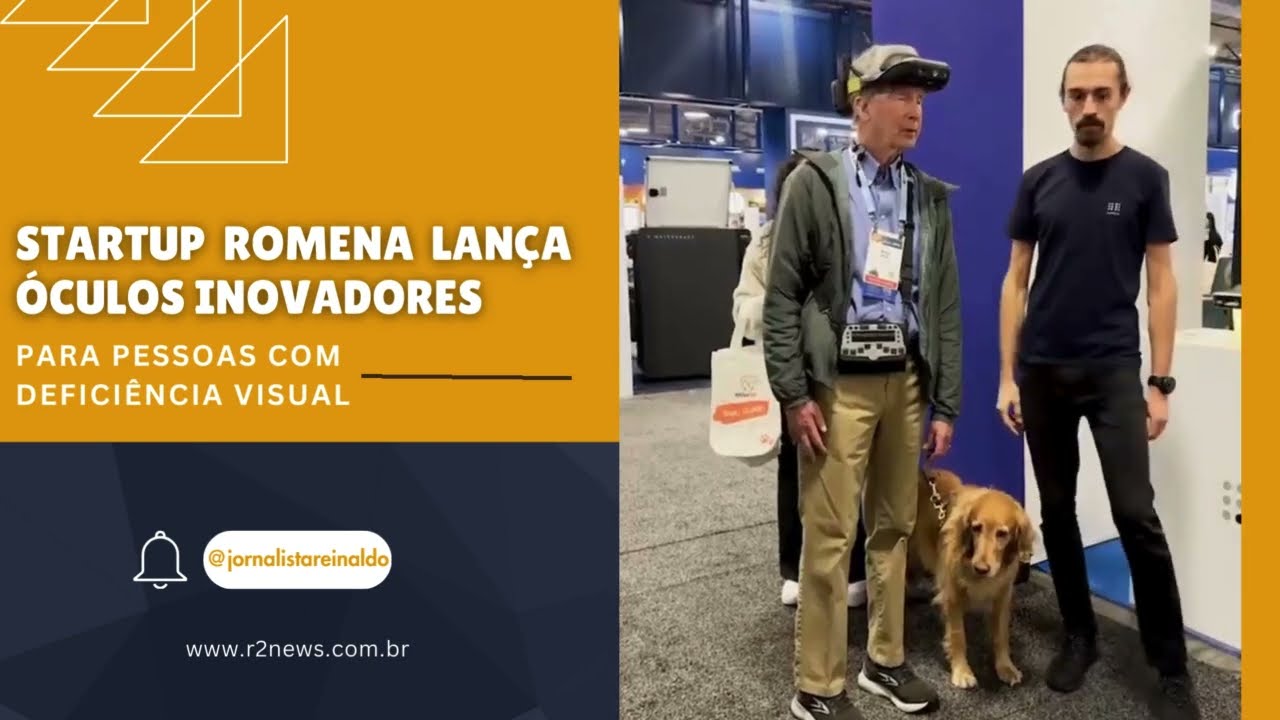 Startup Romena Lança Óculos Inovadores para Pessoas com Deficiência Visual