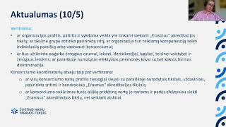 „Erasmus“ akreditacijos konkurso informacinis seminaras KA120-SCH ir KA120-ADU