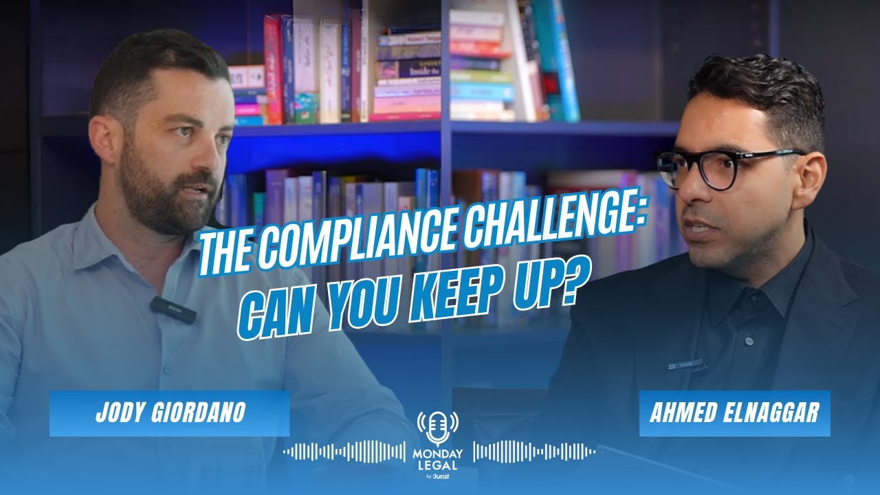 Episode 7: The Compliance Challenge: Can You Keep Up? with Jody Giordano | Monday Legal