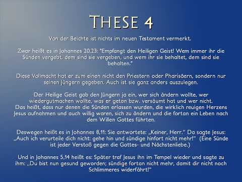 These 4 oder Die Beichte bei den Priestern ist unwirksam