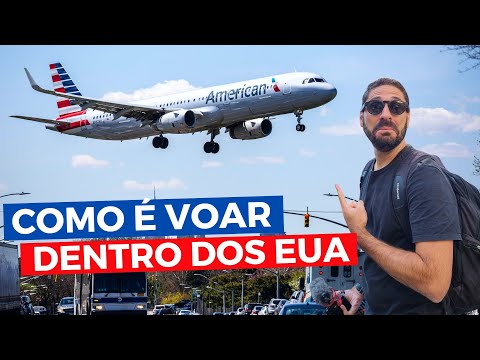 VOANDO PARA NOVA YORK! Como é voar dentro dos EUA com American Airlines de Miami ao Aeroporto JFK NY