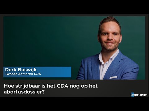Uitgelicht! 28 januari 2022 - Derk Boswijk (CDA) over stikstof, abortus en Oekraïne