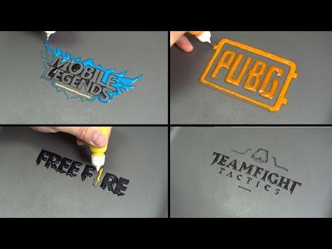 Game logo pancaek art - mobile legends, pubg, tftm free fire