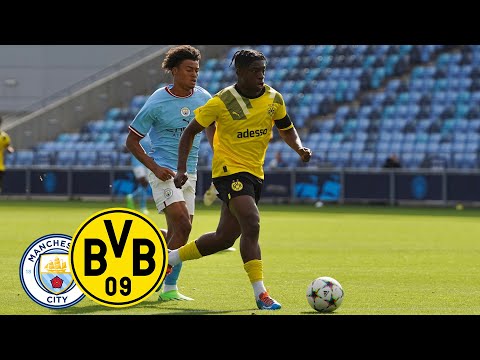 U19 verliert unglücklich in der Nachspielzeit | Manchester City - BVB 3:2 | Highlights