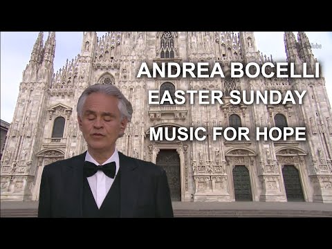 Andrea Bocelli Easter Sunday 2020 Music For Hope