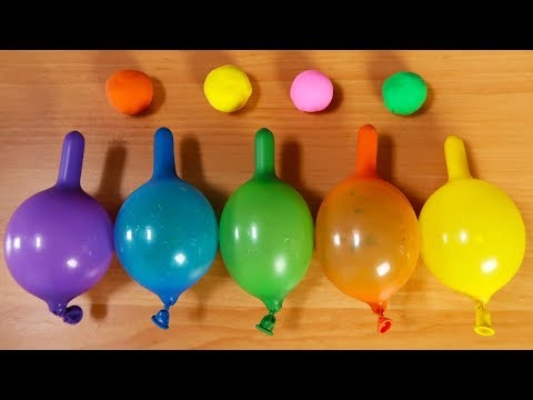 Making Slime With Balloons and Light Clay ! RELAXING SLIME WITH BALLOONS | Tanya St Video