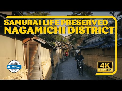 【4K】Nagamachi Samurai District Kanazawa – Timeless Streets of the Samurai Era 【4K HDR】WALKING TOUR