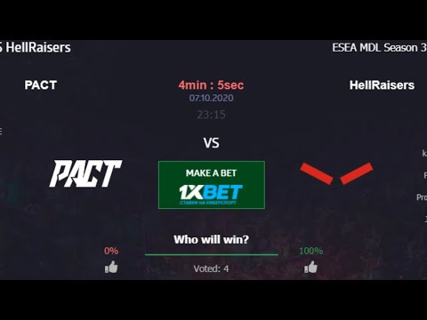 LIVE: Pact vs HellRaisers | Mountain Dew League | Season 13 | by @logoraw [RU]