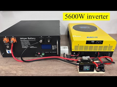 EASUN SV IV 5.6KW Hybrid Solar Inverter Installation | 48V Home Energy Storage