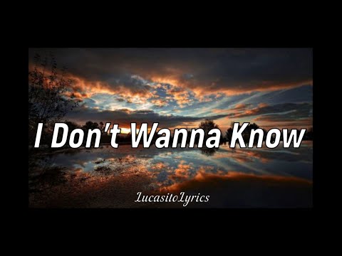Junior Caldera & Ken Roll - I Don't Wanna Know (.Lyrics.)