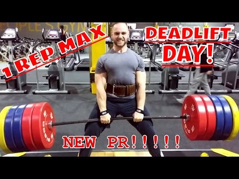 Deadlift day | 1 Rep Max | New PR | Winter Bulk 05