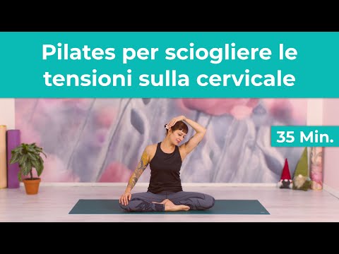 Pilates per sciogliere le tensioni sulla Cervicale - 35 Minuti | Esercizi di pilates a casa