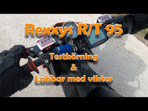 Rexxys R/T 95 Aerox - MINISERIE - DEL 6 - LITE TESTKÖRNING & LABBAR MED VARIATORVIKTER