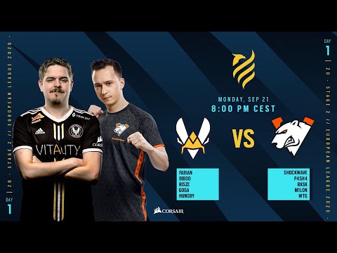 Team Vitality vs Virtus.Pro // Rainbow Six European league 2020 - Stage 2 - Playday #1