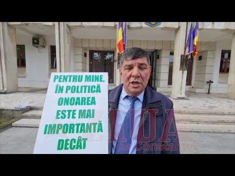 Primarul comunei Castelu, județul Constanța, în greva foamei, de ziua lui.