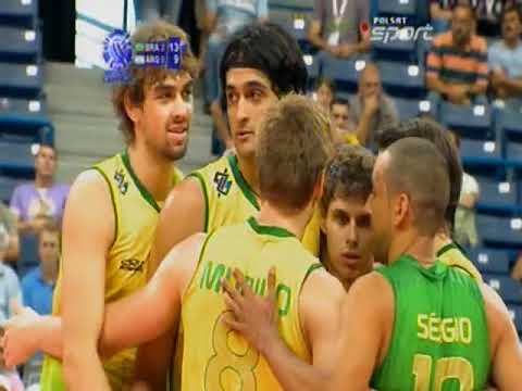 World League 2008 Men's volleyball Brazil - Argentina set 3