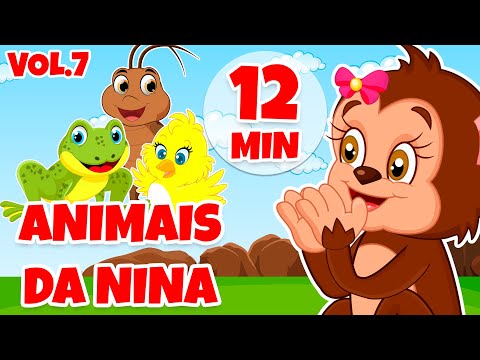 Animais da Nina Vol. 7 - Giramille 12 min | Desenho Animado Musical