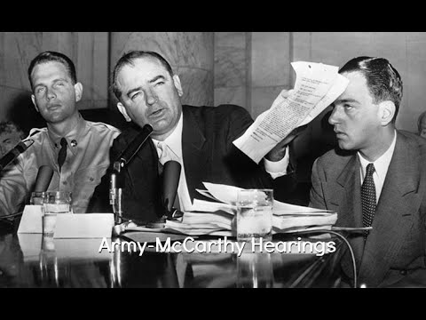 Joseph McCarthy - Congressional Hearings