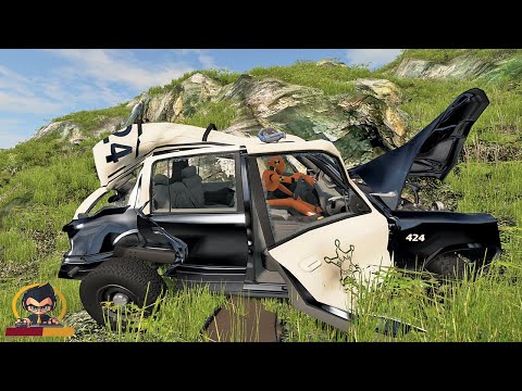 High Speed Cliff Jumps #14 - BeamNG.drive