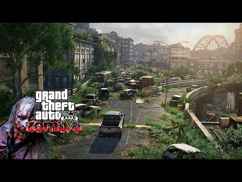 WABAH ZOMBIE MENYEBAR LUAS | KOTA BERUBAH MENJADI KOTA MATI | GTA V ZOMBIE MOD
