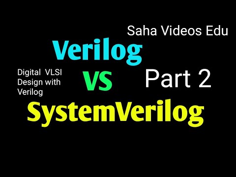 Verilog Telugu  Lectures  System verilog  Vs Verilog Part 2 HDL