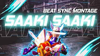 Saki Saki - Beat sync Montage  Pubg / bgmi montage
