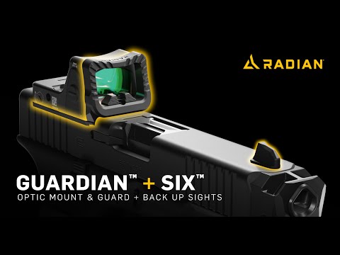 GUARDIAN™ + SIX™ - Optic Mount & Guard + Back-Up Sights