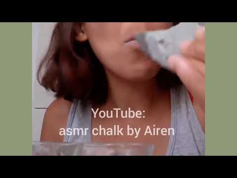 ASMR CHALK/wet blue uzbek and muffins АСМР МЕЛ/влажная голубая узбечка и кексики asmr chalk by Airen