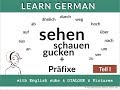 Sehen + Präfixe. Difference between sehen - gucken - schauen - ansehen