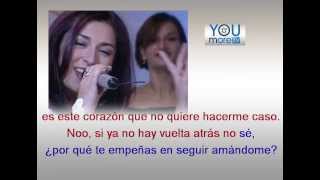 KARAOKE CAMELA &quot;NUNCA DEBÍ ENAMORARME&quot;